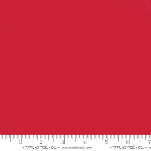 Bella Solids for Moda - 1/2 yard Bettys Red
