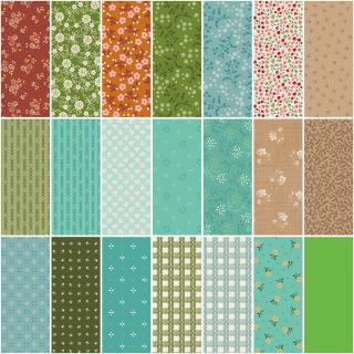 Baked with Love by Riley Blake - 1 Yard Bundle Terracotta (21 yards total)