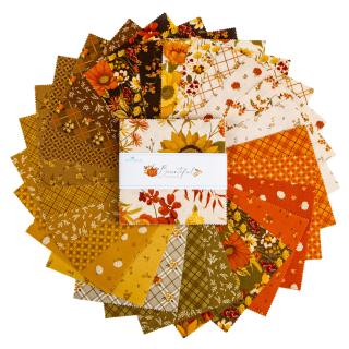 Bountiful by Riley Blake - 5 inch precut charm pack