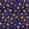 Violeta by Whistler Studios for Windham - 1/2 yard Butterfly Flight Midnight