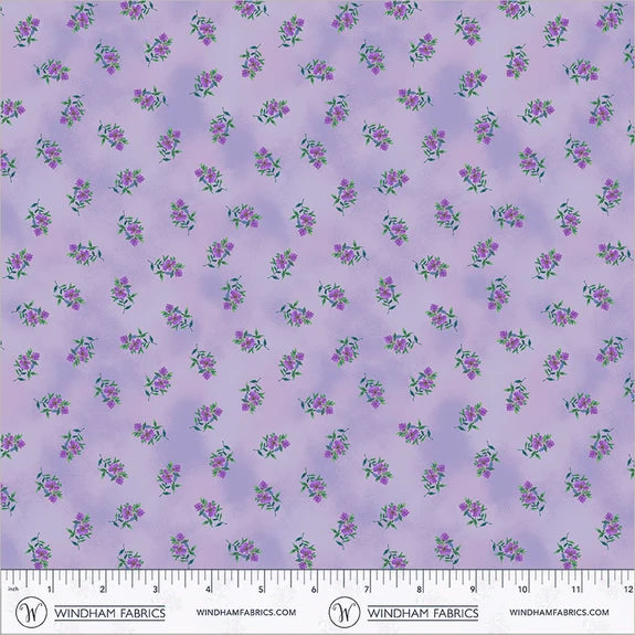 Violeta by Whistler Studios for Windham - 1/2 yard Petite Pickings Lavender