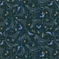 Rocky Coast by Cassandra Zaniboni for Windham - 1/2 yard Navy Headwaters