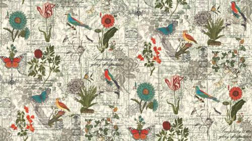3 Sisters for Moda - 1/2 yard Collages Porcelain 44369 11