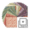 Autumn Bouquet by Renee Nanneman for Andover - 5 inch precut charm pack