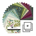 Nordic Summer by Gudrun Erla for Andover - 5 inch precut charm pack