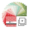 Snowberry for Andover - 5 inch precut charm pack