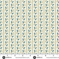 Oakleigh by Judy Jarvi for Andover - 1/2 yard Leaf Stripe Cream