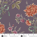 Autumn Bouquet by Renee Nanneman for Andover - 1/2 yard Autumn Bouquet Purple