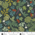 Nordic Summer by Gudrun Erla for Andover - 1/2 yard Wild Flora Deep Water
