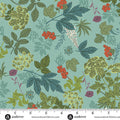 Nordic Summer by Gudrun Erla for Andover - 1/2 yard Wild Flora Hot Spring