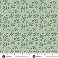 Nordic Summer by Gudrun Erla for Andover - 1/2 yard Berry Spray Hot Spring