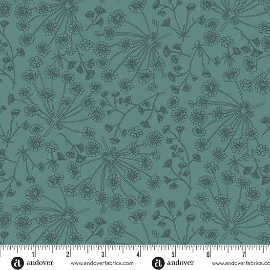 Nordic Summer by Gudrun Erla for Andover - 1/2 yard Angelica Lake