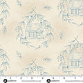 Special Delivery by Laundry Basket Quilts for Andover - 1/2 yard Cozy Cottage Blue Willow