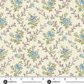 Ayla by Max & Louise for Andover - 1/2 yard Lattice Flowers Azure