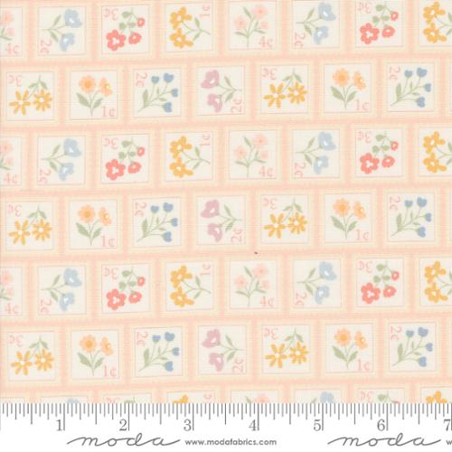 Cottage Charm by My Sew Quilty Life for Moda - 1/2 yard Koral Kicks 31751