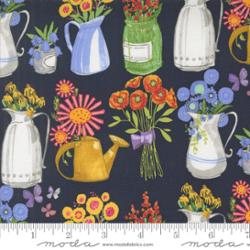Superbloom for Moda - 1/2 yard Indigo