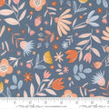 Blossoms & Blooms by Elena Amo for Moda - 1/2 yard Denim