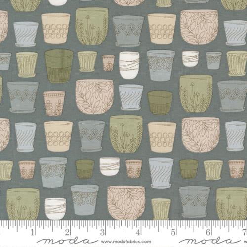 Potted by Kiley's Quilt Room for Moda - 1/2 yard Pots Ocean