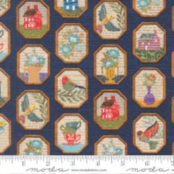 Paper Hamlet for Moda - 1/2 yard Midnight