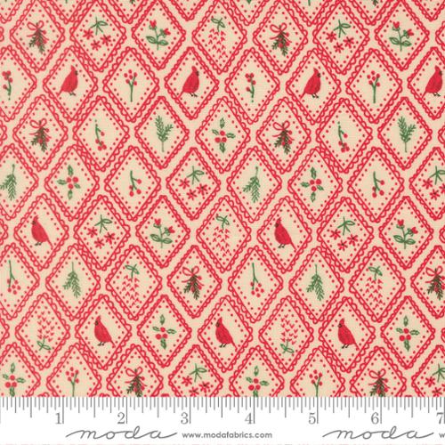 Holiday Cheer by Stacy Hsu for Moda - 1/2 yard Poinsetta
