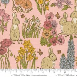 My Secret Garden by Stacy Hsu for Moda - 1/2 yard Petal 20982 with Bunny