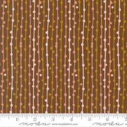 Feather and Forest Bloom by Linn Warme for Moda - 1/2 yard Walnut 14148 15