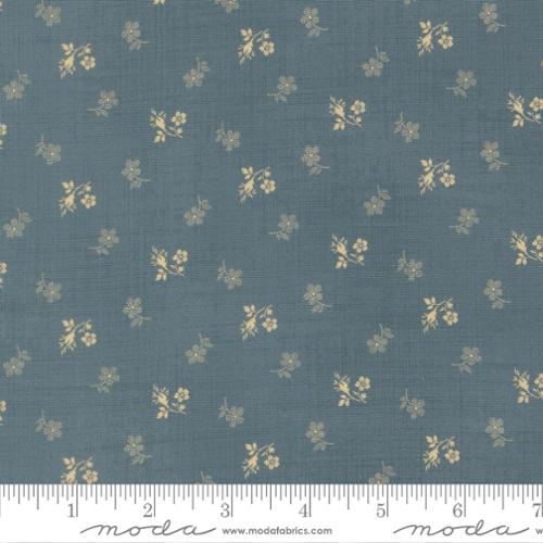 Miss Mollie by Betsy Chutchian for Moda - 1/2 yard Weathered Cadet Blue 47564