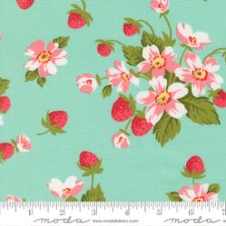 Bloomsberry by Camille Roskelley for Moda - 1/2 yard Aqua 55350 13