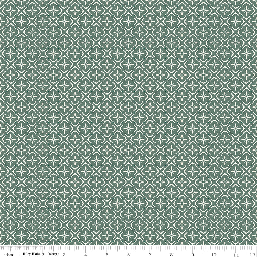 Renew by Riley Blake - 1/2 yard Tile Aqua
