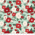 Evergreen Wishes by Traci Reed for Riley Blake - 1/2 yard Main Mint