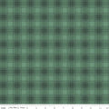 Evergreen Wishes by Traci Reed for Riley Blake - 1/2 yard Plaid Green