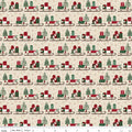 Christmas Time by Dani Mogstad for Riley Blake - 1/2 yard Sleds Linen