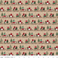 Christmas Time by Dani Mogstad for Riley Blake - 1/2 yard Sleds Tan