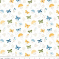 Sunshine and Dandelions by Riley Blake - 1/2 yard Butterflies Cloud
