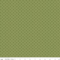 Sunshine and Dandelions by Riley Blake - 1/2 yard Dots Green