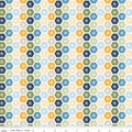 Sunshine and Dandelions by Riley Blake - 1/2 yard Dots Hexis Multi