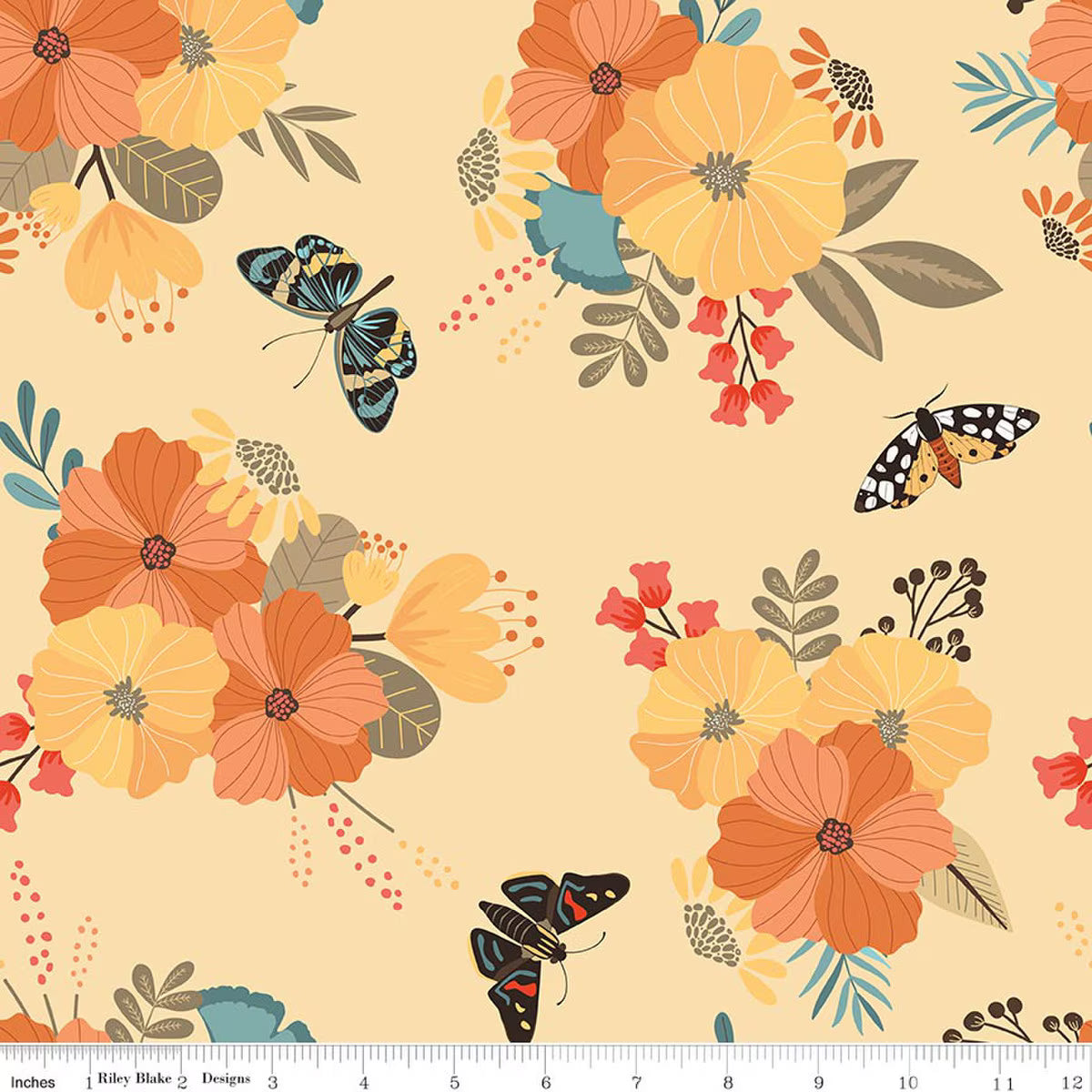 Secret Garden by Riley Blake - 1/2 yard Main Beehive