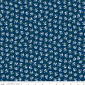 Foxglove by Jill Finley for Riley Blake - 1/2 yard Bluebells Oxford Blue
