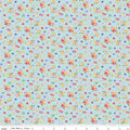 Dear Sweethearts by American Jane for Riley Blake - 1/2 yard Calico Blue