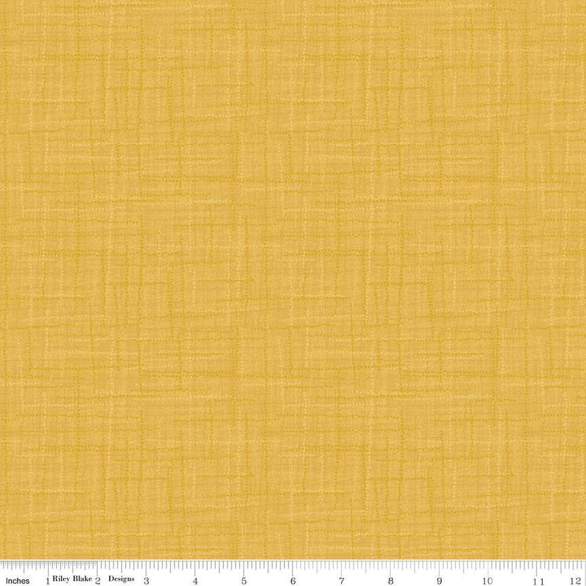 Grasscloth Cottons by Heather Peterson for Riley Blake - 1/2 yard Yellow