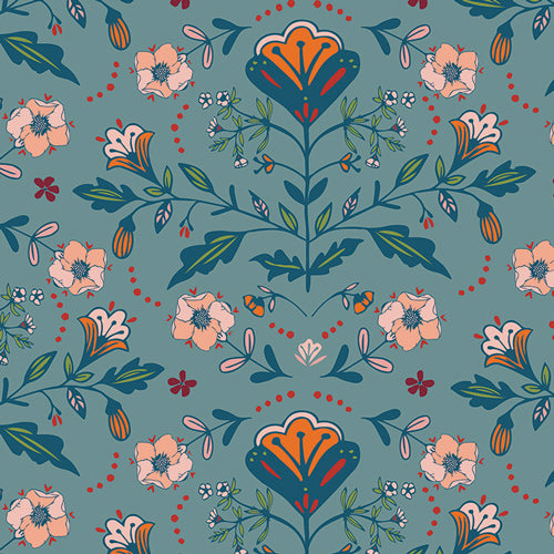 The Orchard by Art Gallery Fabrics - 1/2 yard Folk Flower Harmony