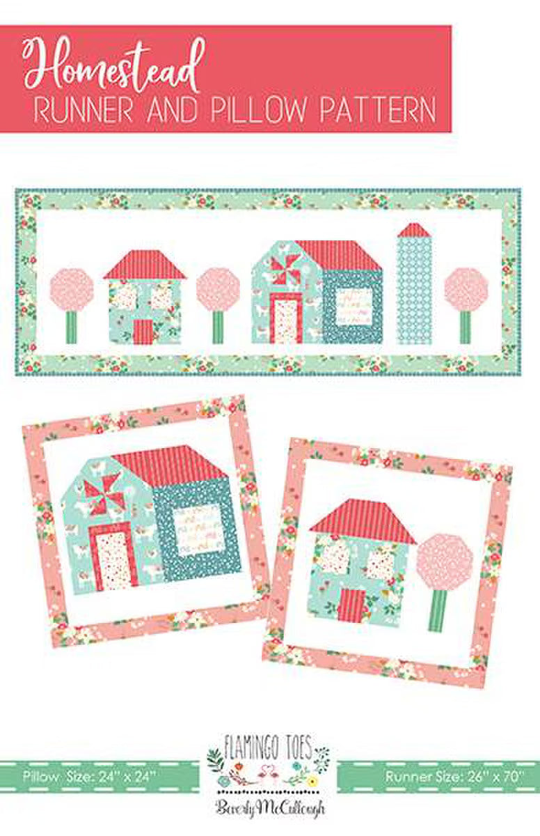 Beverly McCullough Homestead Runner and Pillow Pattern