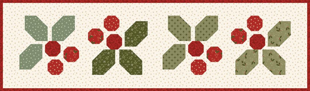 Sandy Gervais Holly-Day Cheer Runner Pattern
