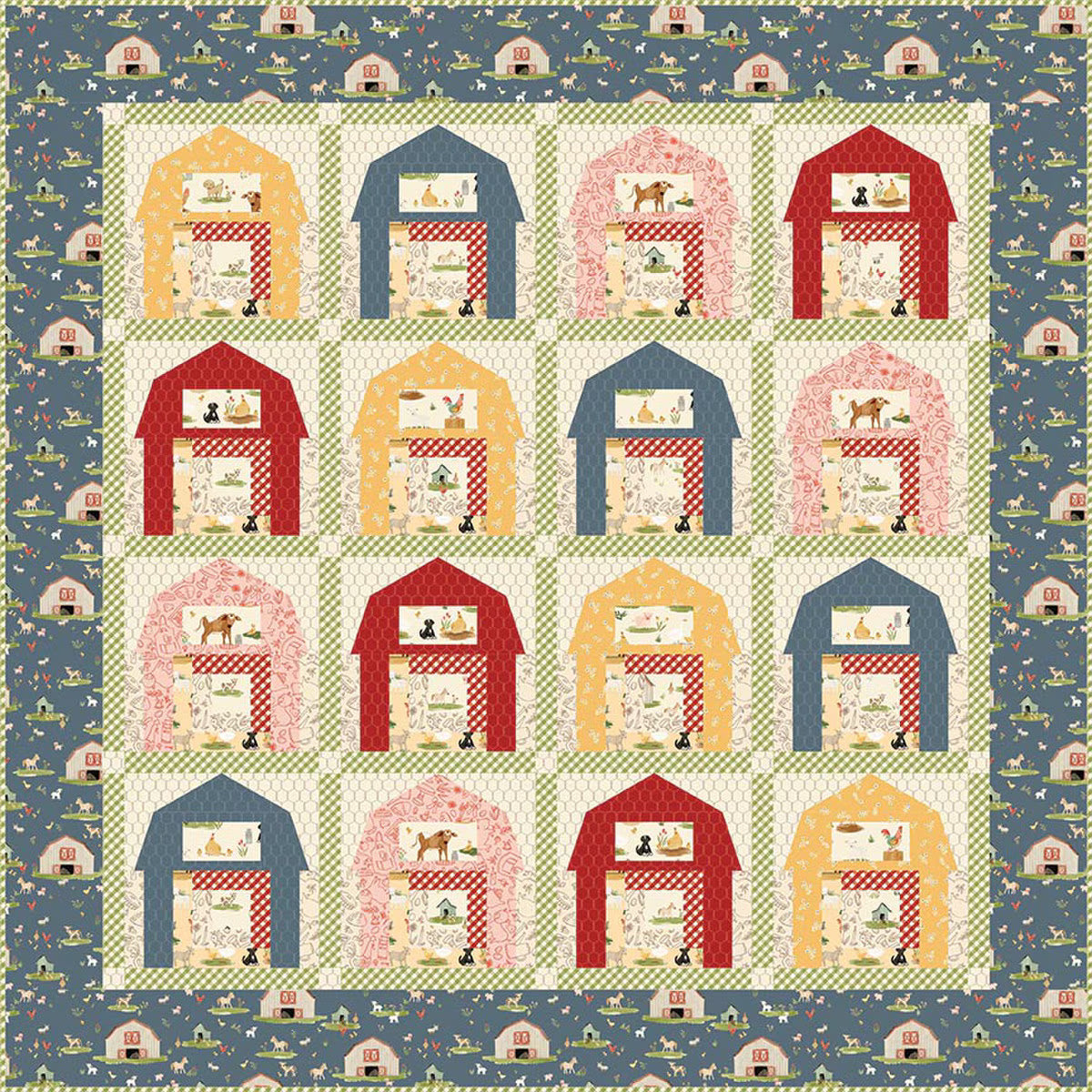 Poorhouse Quilt Designs I Spy Farm Quilt Pattern