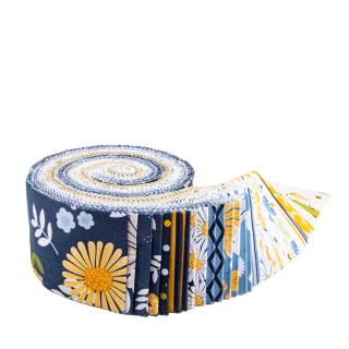 Sunshine & Dandelions by Riley Blake - 2.5 inch Rolie Polie Jelly Roll