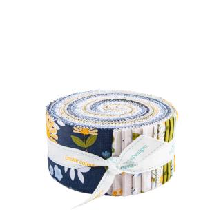 Sunshine & Dandelions by Riley Blake - 2.5 inch Rolie Polie Jelly Roll