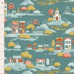 Village Life by Tilda - 1/2 Yard Village Teal